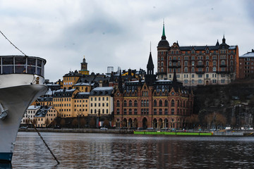 Stockholm Blick auf Mariahissen