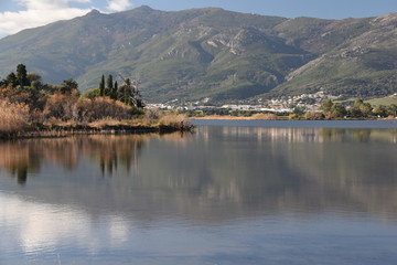 lake in the mountains