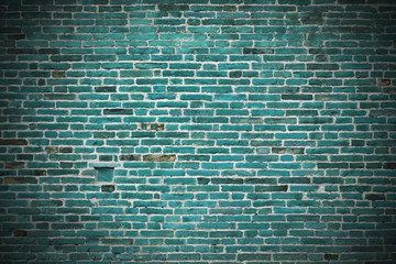 Naklejka na ściany i meble blue brick wall background