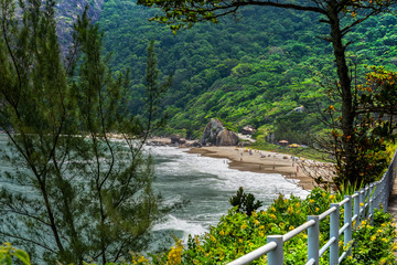 Fototapeta premium Small and amazing beach in Rio de Janeiro