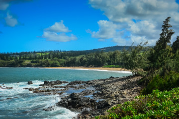 Fototapeta na wymiar Kapalua Bay, Maui, Hawaiian Islands
