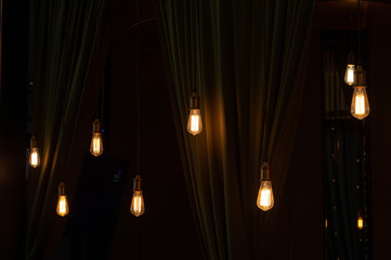 Decorative bulbs in vintage style Edison