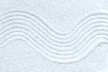Fototapeta na wymiar Zen sand pattern