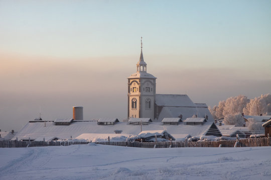 Røros church built in 1784, also known under the old name Bergstadens Ziir,Trøndelag,Norway,Europe