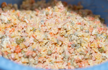 delicious olivier salad