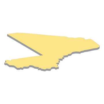 recommend clip art: map of Mali