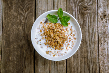 muesli with milk
