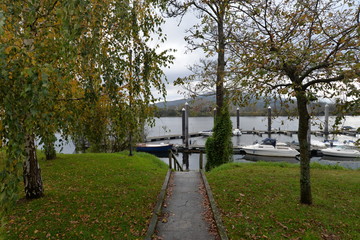 The riverfront in Tui - Galicia, Spain