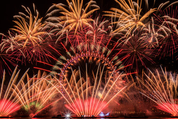 London New Year Fireworks 2019