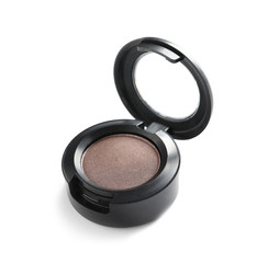 Eye shadow on white background. Decorative cosmetics