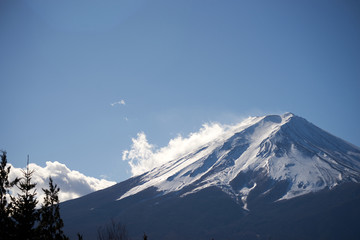 Fototapeta na wymiar 富士山の頂上２