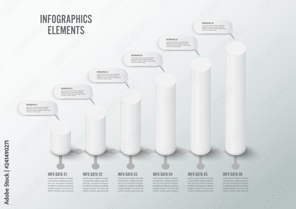 Poster infographic design template can be used for workflow layout, diagram, number options, web design. in