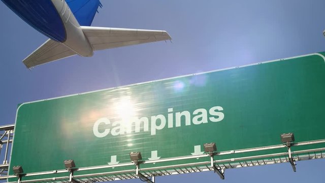 Airplane Take off Campinas