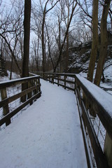 Pathway at Hayden Run Falls Park, Columbus, Ohio