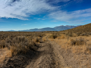 Overview of hIgh desert in Nevada