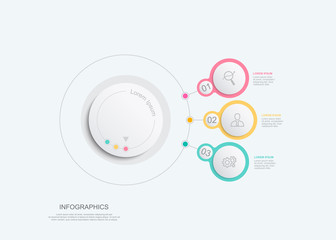 Business infographic and data visualization. Vector abstract infographics timeline design template. Diagram with steps, processes, parts or options.can use for workflow layout, web design,diagram