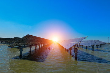 Solar panels green energy