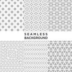 Geometric seamless pattern background collection can use for any purpose