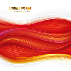 Abstract red texture wave background.