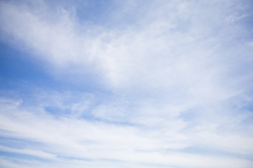 blue sky with white clouds