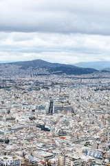 Obraz premium Athens Industrial City Background 