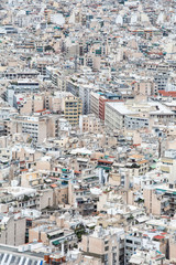 Fototapeta na wymiar Athens Industrial City Background 