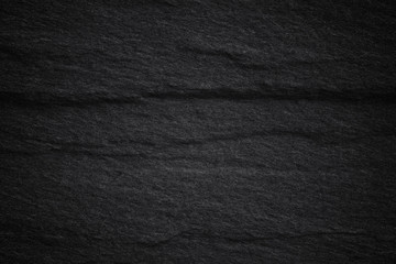 Dark grey black slate background or natural stone texture.