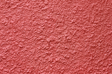 The plaster walls painted red texture background