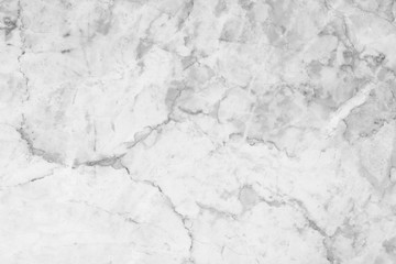 White marble texture with natural pattern for background