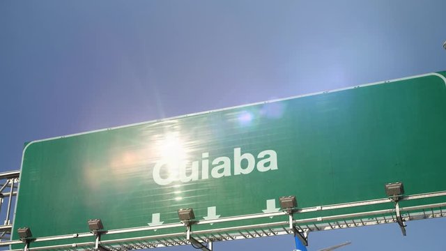 Airplane Landing Cuiaba
