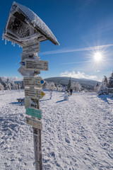 Drogowskaz szlaków © Marcin Kumorek