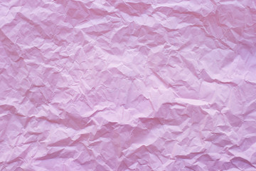 Pink crumpled recycle paper