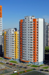 New buildings in New Khimki, Novokurkino, Moscow region
