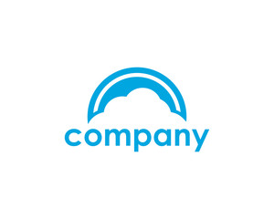 Cloud company logo 1 icon template