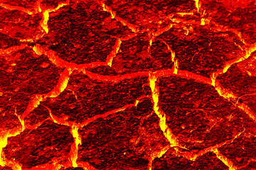 Red lava texture background