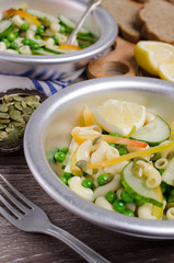 Salad with pasta