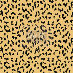 Leopard seamless pattern. Animal print. Vector background.animal skin, tiger stripes, abstract pattern, line background, fabric. Amazing hand drawn vector illustration. Poster banner.