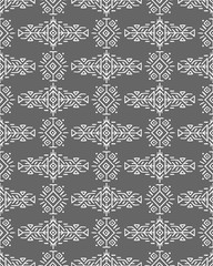 Vector Seamless Pattern in Ethnic Style. Creative tribal endless ornament, perfect for textile design, wrapping paper, wallpaper or site background. Trendy hand drawn boho tile.