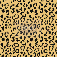 Leopard seamless pattern. Animal print. Vector background.animal skin, tiger stripes, abstract pattern, line background, fabric. Amazing hand drawn vector illustration. Poster banner.
