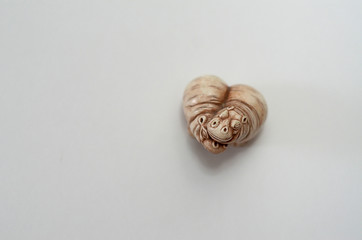 figurine lovers Hippo on a white background