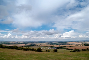 Fototapeta premium Overlooking Dunstable Downs in Bedfordshire, England