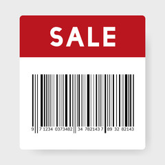 Sale barcode illustration