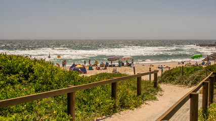 Pathway to paradise - access walkway to One Mile Beach, Forster, NSW, Australia, Summer 2018