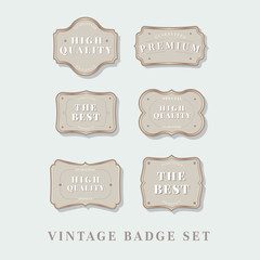 Vintage label collection