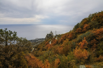 Obraz premium Temple-a beacon.Crimea.