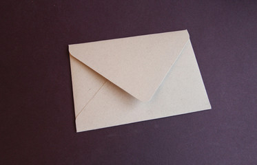 Envelope color paper background