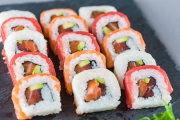 Sushi ready for food