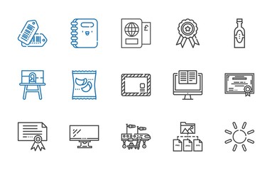 blank icons set