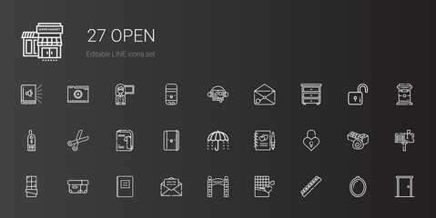 open icons set