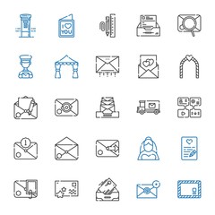 envelope icons set